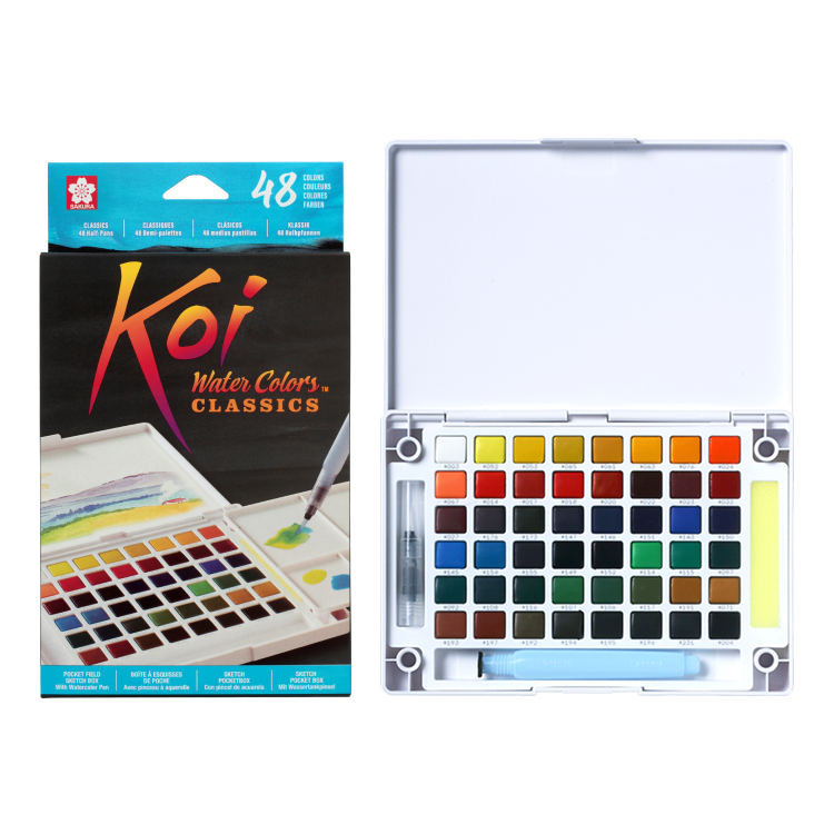 水彩画　コンストラクション23 Koi™ Water Colors, Classics | SAKURA COLOR PRODUCTS CORP.